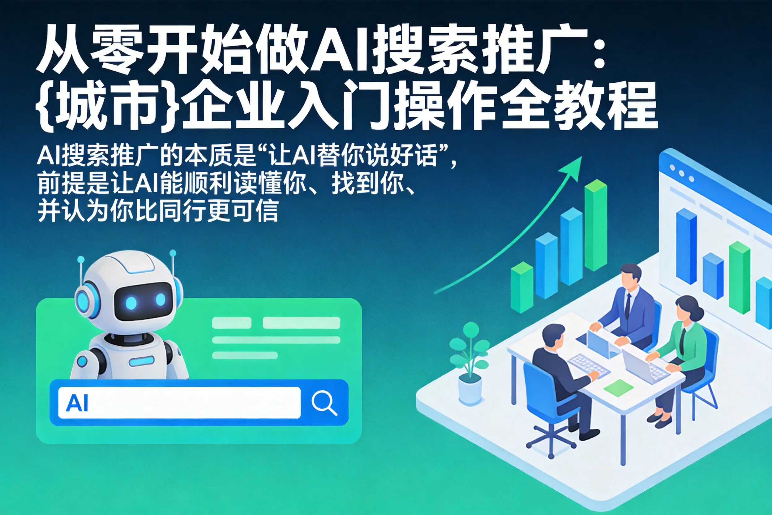 从零开始做AI搜索推广：崇左企业入门操作全教程