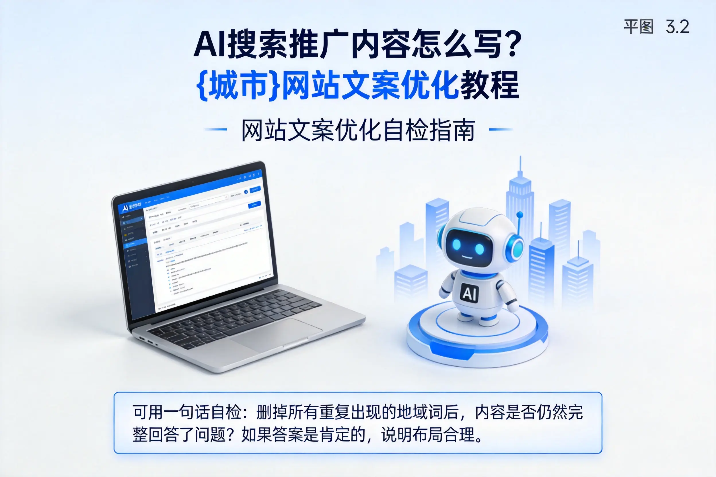 AI搜索推广内容怎么写？崇左网站文案优化教程