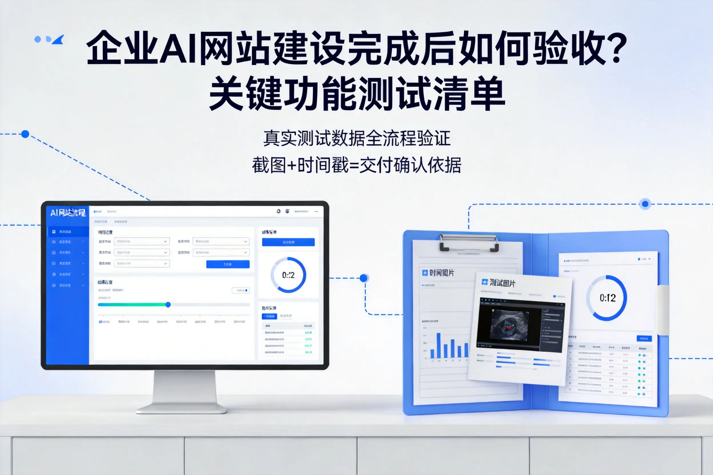 崇左企业AI网站建设完成后如何验收？关键功能测试清单