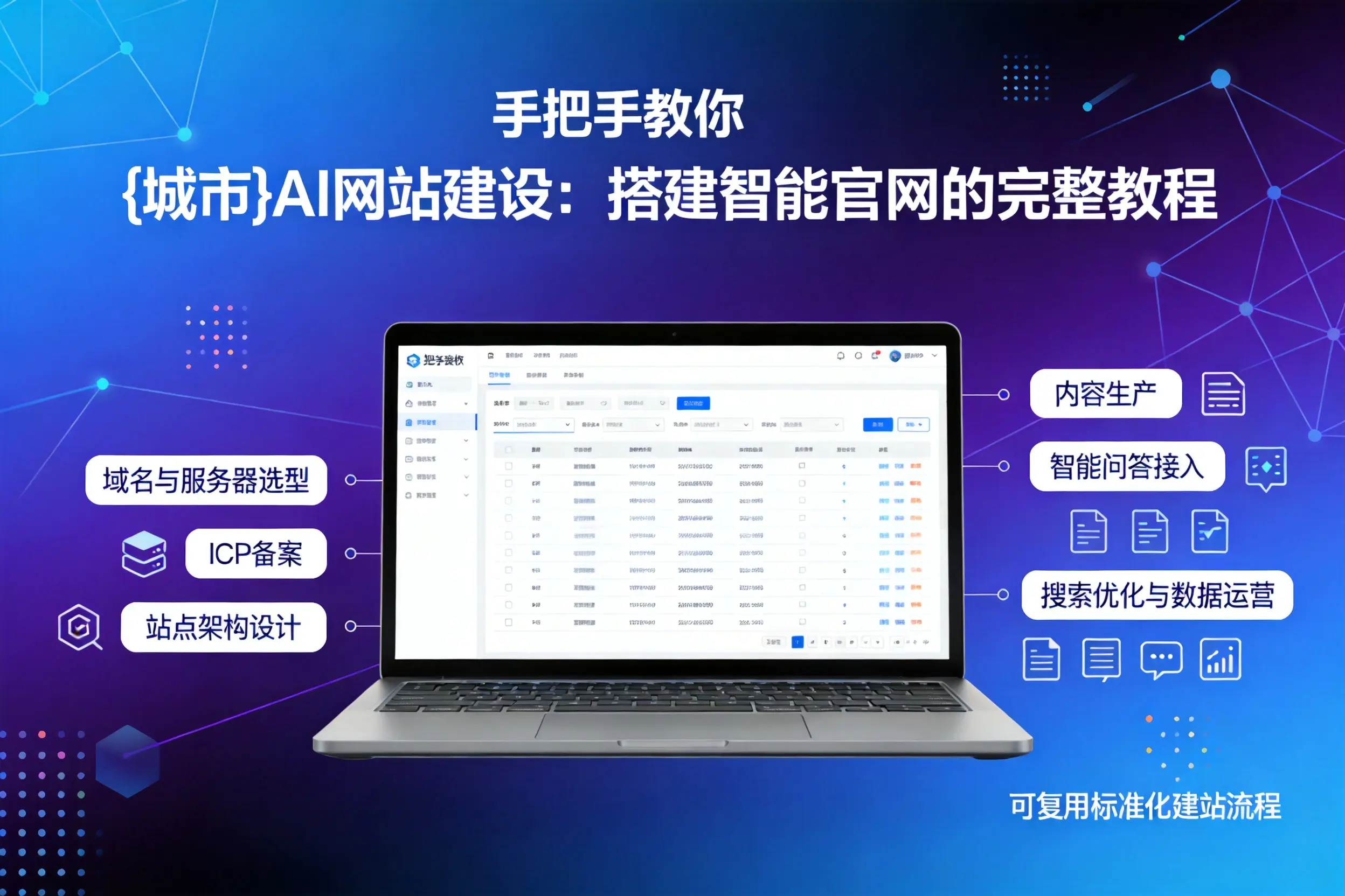 手把手教你崇左AI网站建设：搭建智能官网的完整教程