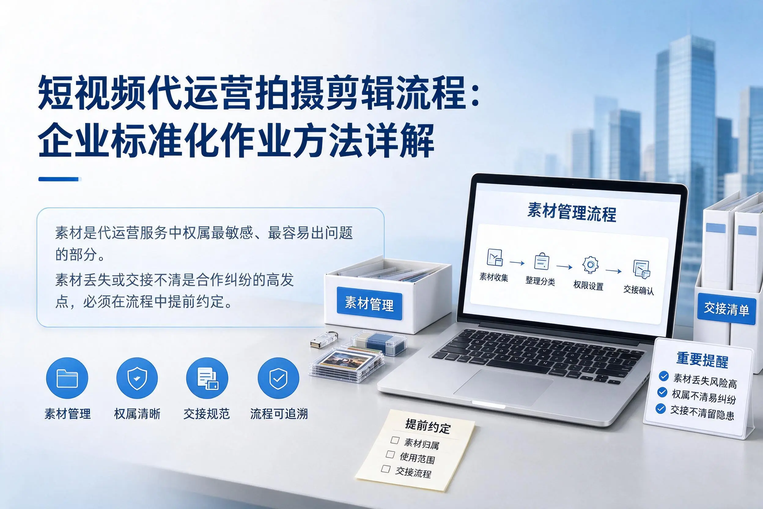 短视频代运营拍摄剪辑流程：崇左企业标准化作业方法详解