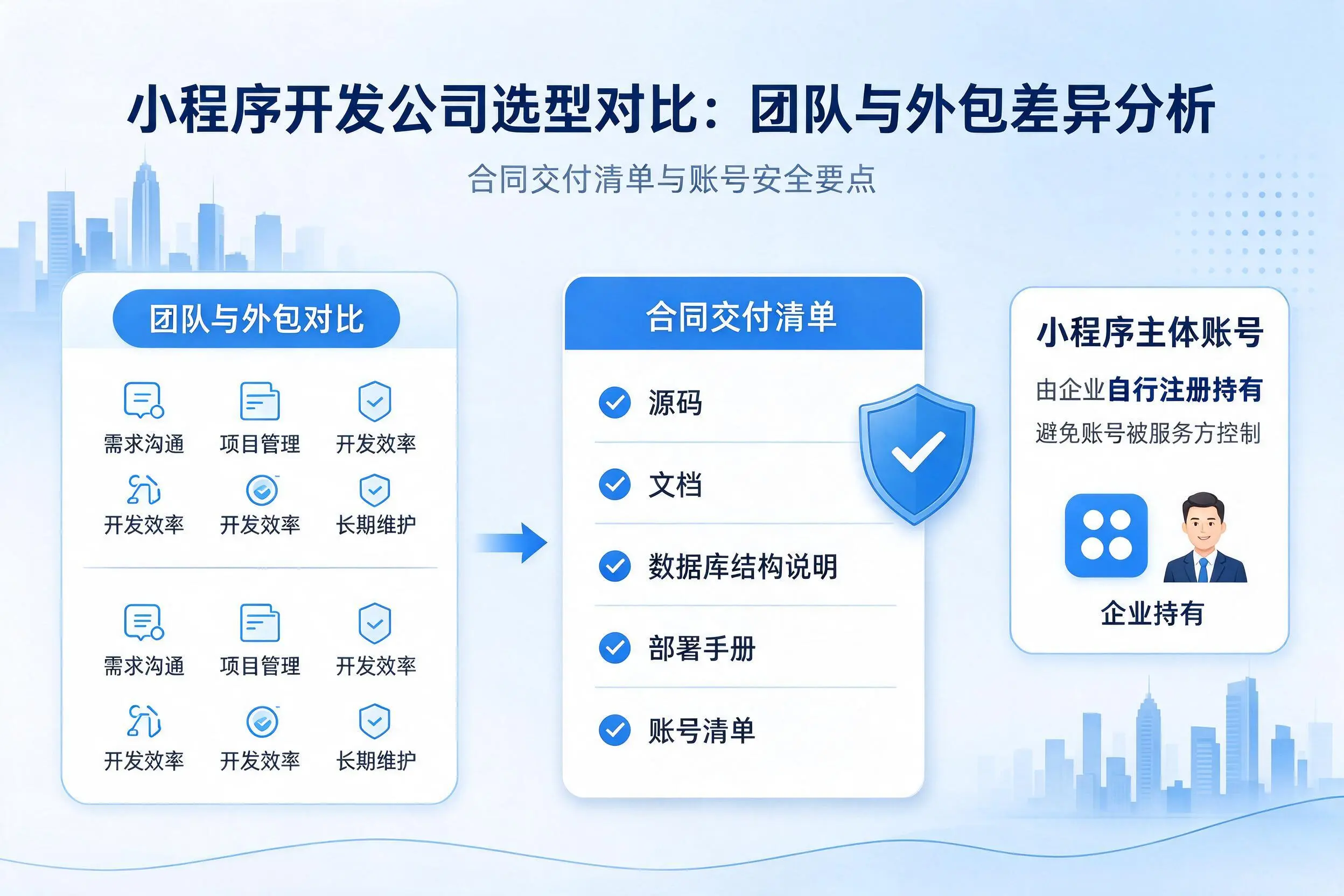崇左小程序开发公司选型对比:团队与外包差异分析