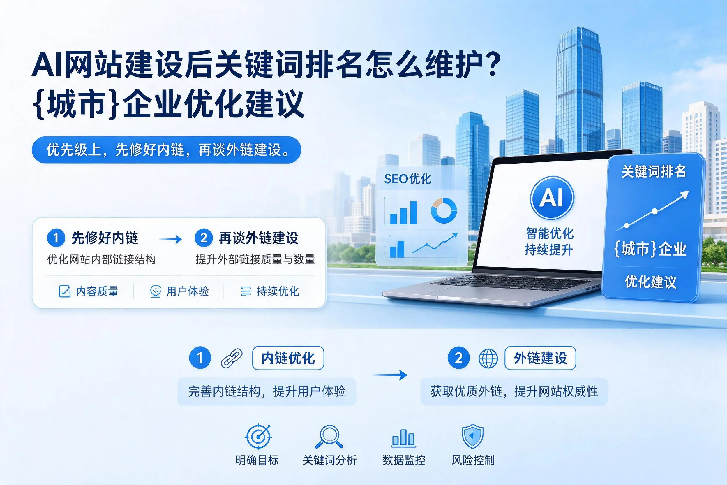 AI网站建设后关键词排名怎么维护？崇左企业优化建议
